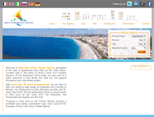 Tablet Screenshot of immobilier-nice.fr